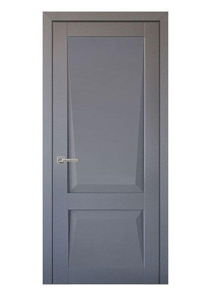 Дверь в ПВХ пленке ПДГ 101, UB Серый бархат