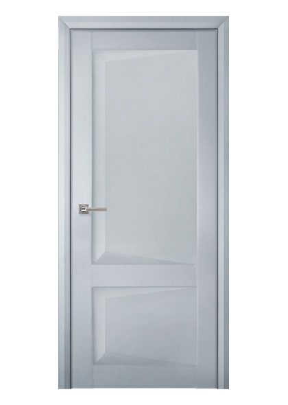 Дверь в ПВХ пленке ПДГ 102, UB Светло-серый бархат