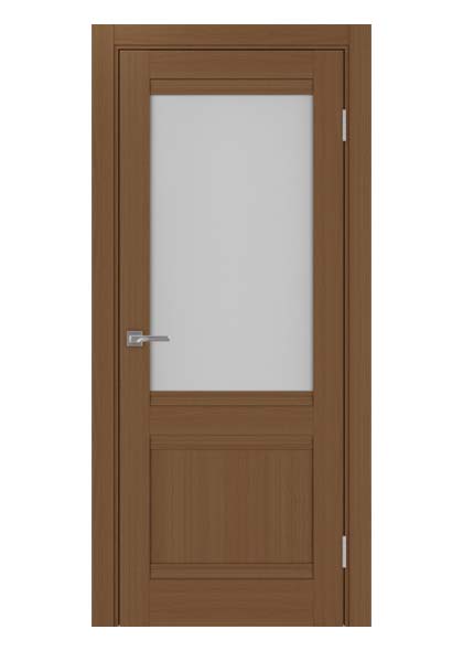 Дверь остекленная 502U.21, Орех классический