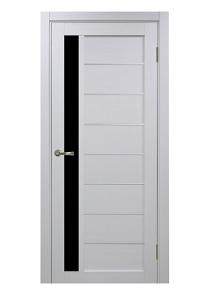 Дверь остекленная 554 АПП, Белый лед, Хром