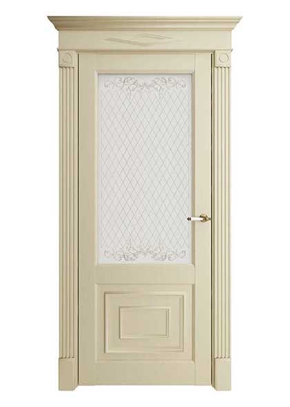 Дверь межкомнатная остекленная Florence 62002, UB Серена керамик
