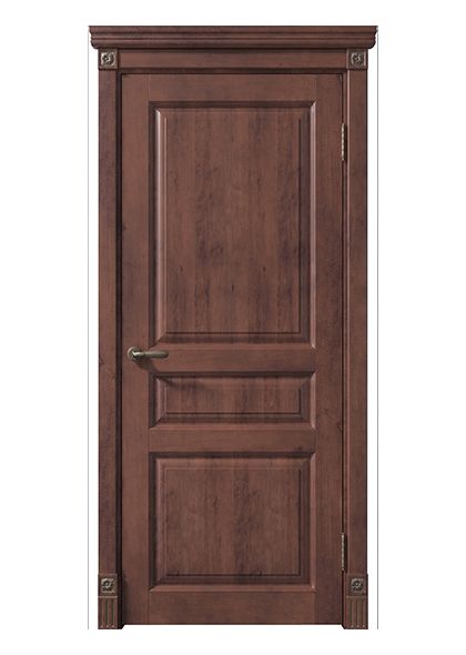 Межкомнатная дверь из массива Уинстон ДГ, Бреннерский орех