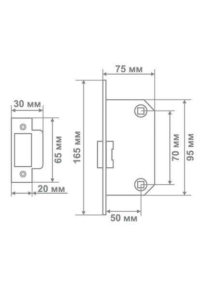 Механизм Медио BAT 7050 square, схема