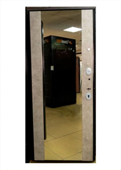 Входная дверь Невада с зеркалом, внутренняя часть